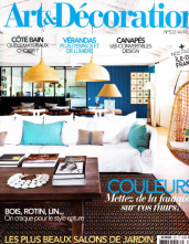 Art & Décoration - Avril 2017 - Verrière en acier de séparation bureau et salon